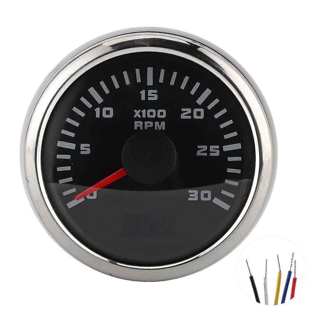2in 3000RPM Tachometer LCD Display for Car Motorcycle Engineering Machinery Outboard Engine 2025