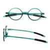 Men Round Frame Vision Care Reading Glasses Far Sight Eyewear Ultralight Presbyopic Eyeglasses