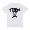 Rapper Ken Carson Merch Teen X Logo Tshirt for Men High Quality Casual T Shirt Unisex Vintage 100% Cotton Oversized T-shirts Y2K