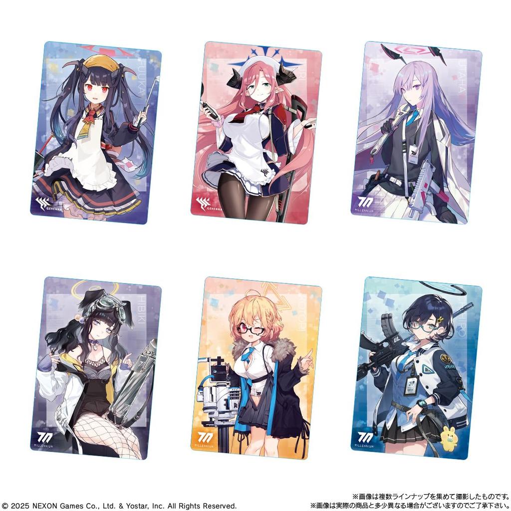 BANDAI Blue Archive Wafers 4, 20 pieces, Box, Candy Toy