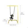 Elegant Swing Figure Sculpture for Stylish Home Decor