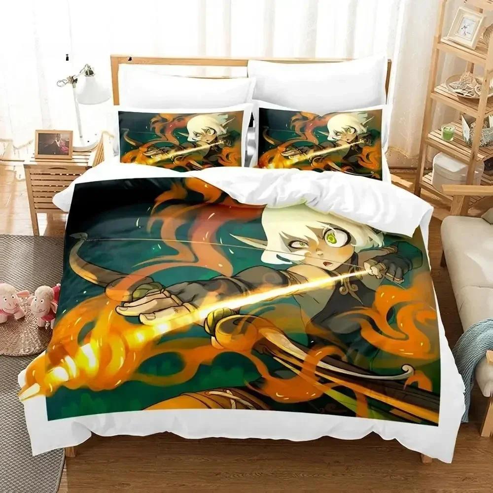 Wakfu Bedding Set Printed Bed Set With Pillowcase Bed Duvet Cover Soft Queen King Size Bedclothes Home 3D Print Bed Sheet Set