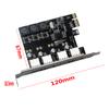 Four Ports USB 3.0 Super Fast 5Gbps PCI-E Expansion Card PCI Express Adapter Converter Card 6A