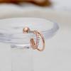 [1+1] Fashion Piercing Mini Two Rings, Choose 1 of 3 Types, One Side Sale