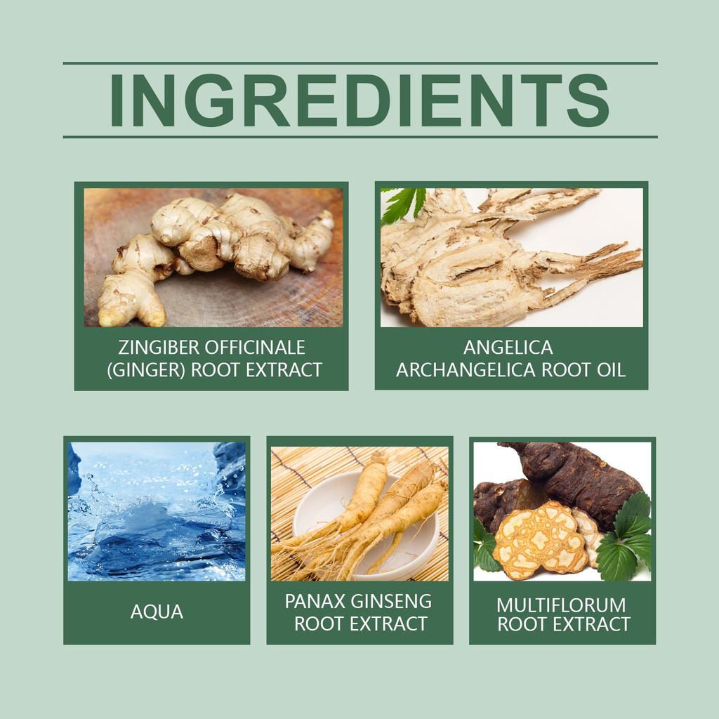 Травяной спрей для стимуляции роста волос активизирует волосяные фолликулы, предотвращая выпадение и ломкость волос100 мл