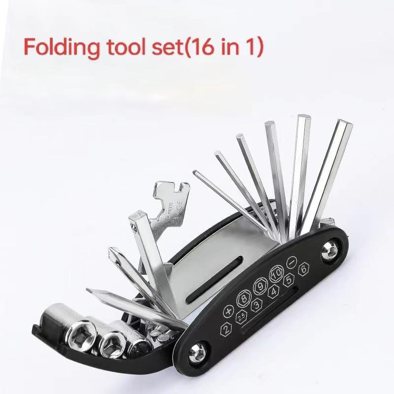 16 In 1 Multi Functional Portable Screw Tool Set for Motorcycle Accessories Bike Furniture Maintenance Tools Hexagon Wrench Set