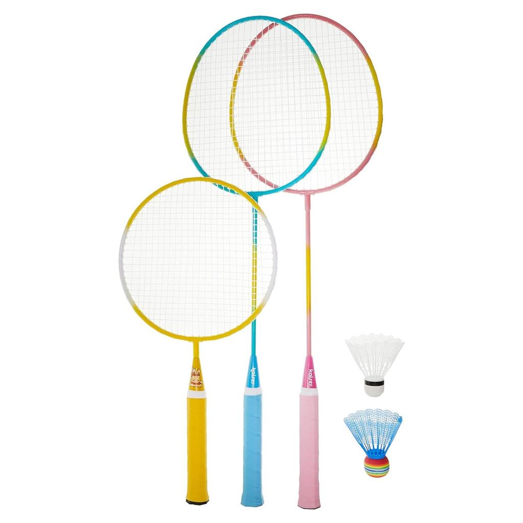 KAISER Exciting Badminton Set Racket Shuttle with Case Leisure Family Sports 205x28x660 мм 225x28x445 мм Родитель-ребенок KW-593 (большой)/Приблизительно.