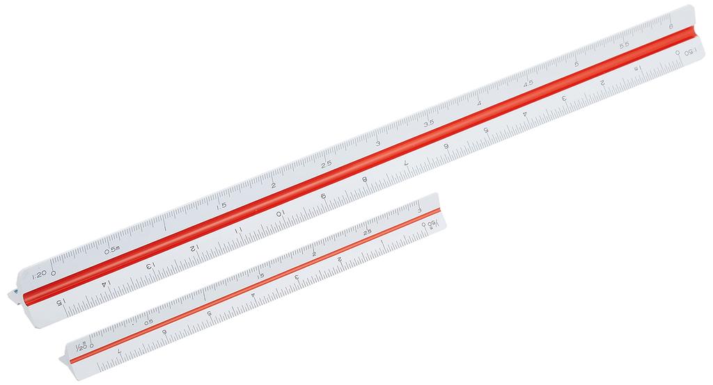 Shinwa Sokutei Треугольная линейка B-15 B-30 для архитекторов, Набор из 2 штук 50265