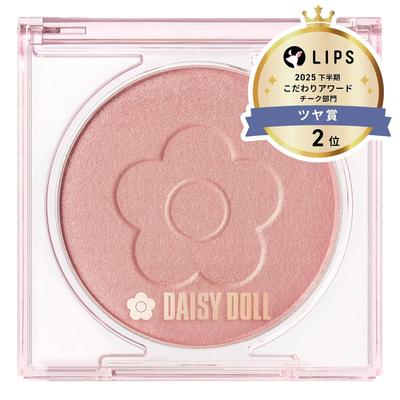 КУКЛА ДЕЙЗИ MARY QUANT Пудра-румяна Bloom 02 Вишня Хоройои 7 г Мягко растушевывается на коже, позволяя регулировать интенсивность цвета, увлажняющая, стойкая, с красным перламутровым блеском