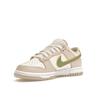 Nike Dunk Low Pale Ivory Oil Green Women Sneakers Cream White Laser-Orange FQ6869-131
