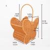 Decorative Butterfly Shaped Basket with Handle Plastic Construction Storage Container For Living Room Bedroom