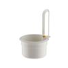Hanging Sink Basket Button Drain Storage Split Filter Basket 1 Second Install for Kitchen Bathroom Space Saving Durable Plastic