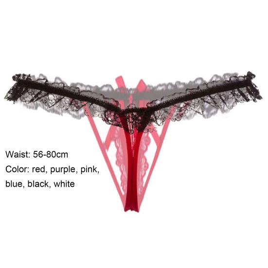 Beautiful Mesh Thong Visible Matching Color Skin-friendly