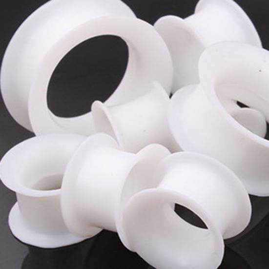 1 пара силиконовых тоннельных ушных вкладышей с двойным расклешенным седлом, манометр унисекс