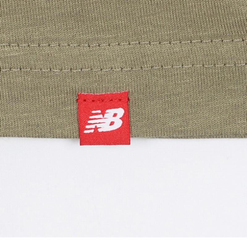 New Balance Футболка с логотипом Essentials Stack