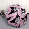 Kuromi,Cute Automatic Umbrella-Foldable, Durable 8-Bone Design, Compact and Stylish, Great for Camping, Halloween, Christmas, Mother's Day T
