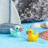 10 шт. Миниатюрная фигурка утки, миниатюрные украшения для животных, поделки своими руками для стола, горшка, ландшафта, сада, автомобиля, украшения для дома, аксессуары