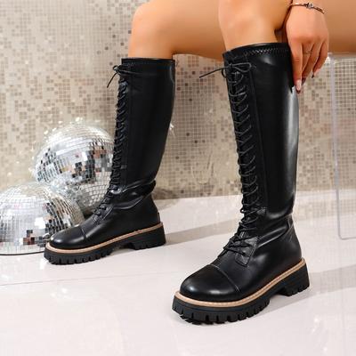 Модные женские длинные сапоги 2025 Осень и Зима Новые сапоги интернет-знаменитости Высокие сапоги