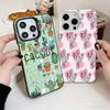 Cactus Pattern Shockproof Phone Case for iPhone 17 Air 16 16E 15 Pro Max 14 Plus 13 Mini 12 Back Cover Anti Fall Fundas