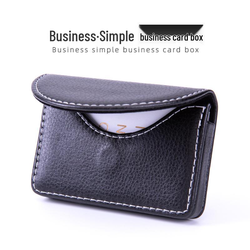 Металлический визитница с магнитной застежкой | Элегантный индивидуальный дизайн обложки