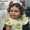 BZDOLL 20 дюймов 50 см Кукла-новорожденный Реборн Бебе Девочка с черной кожей Прекрасный подарок на день рождения Художественная игрушка для детей