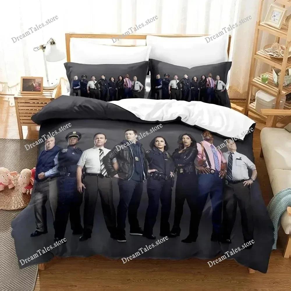 Постельное белье Brooklyn Nine-Nine Односпальное Полуторное Двуспальное Евро Размер Кровать Комплект Постельного Белья Взрослый Детская Спальня Комплекты Пододеяльников Комплект Простыней