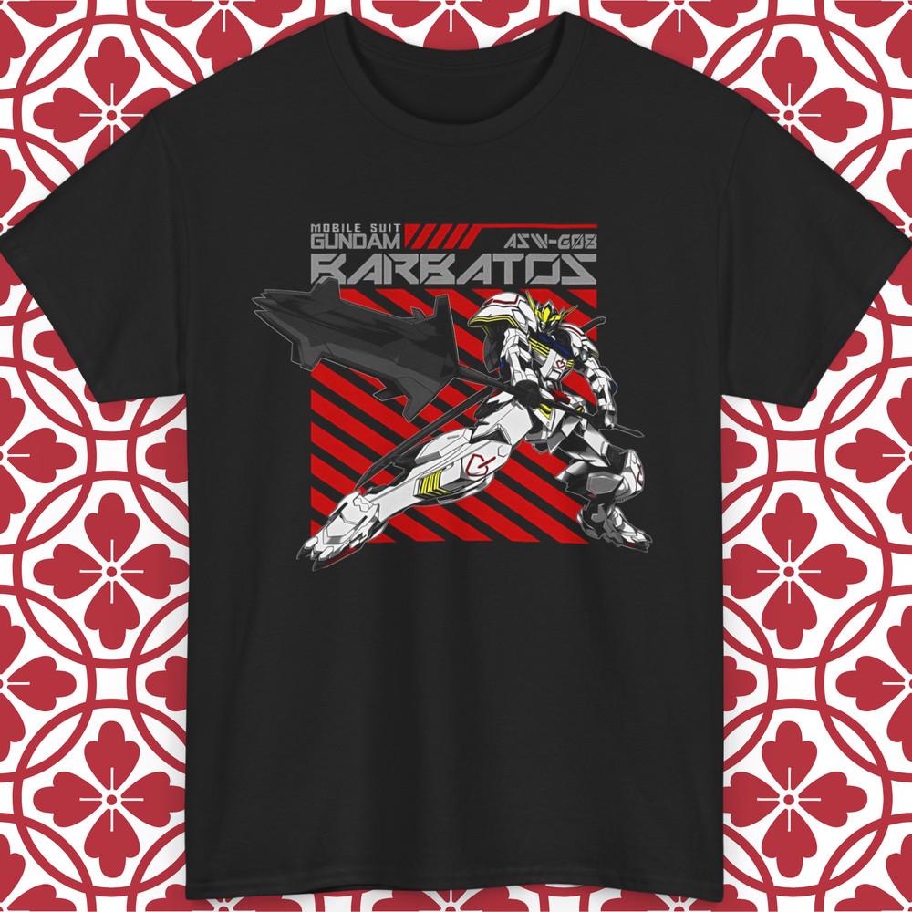 Gundam Barbatos T-Shirt Anime Mobile Suit Gundam Graphic Unisex All Sizes Tee