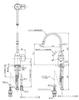 TOTO Water Purifier Dedicated Swivel Faucet TK301AS (Built-in Type)