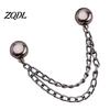 Instant Hemming Solution Magnetic Clothing Clips for Pants Sleeve Hem, Multi-Function Fabric Metal Clip Holder with Chain, Detachable Strong