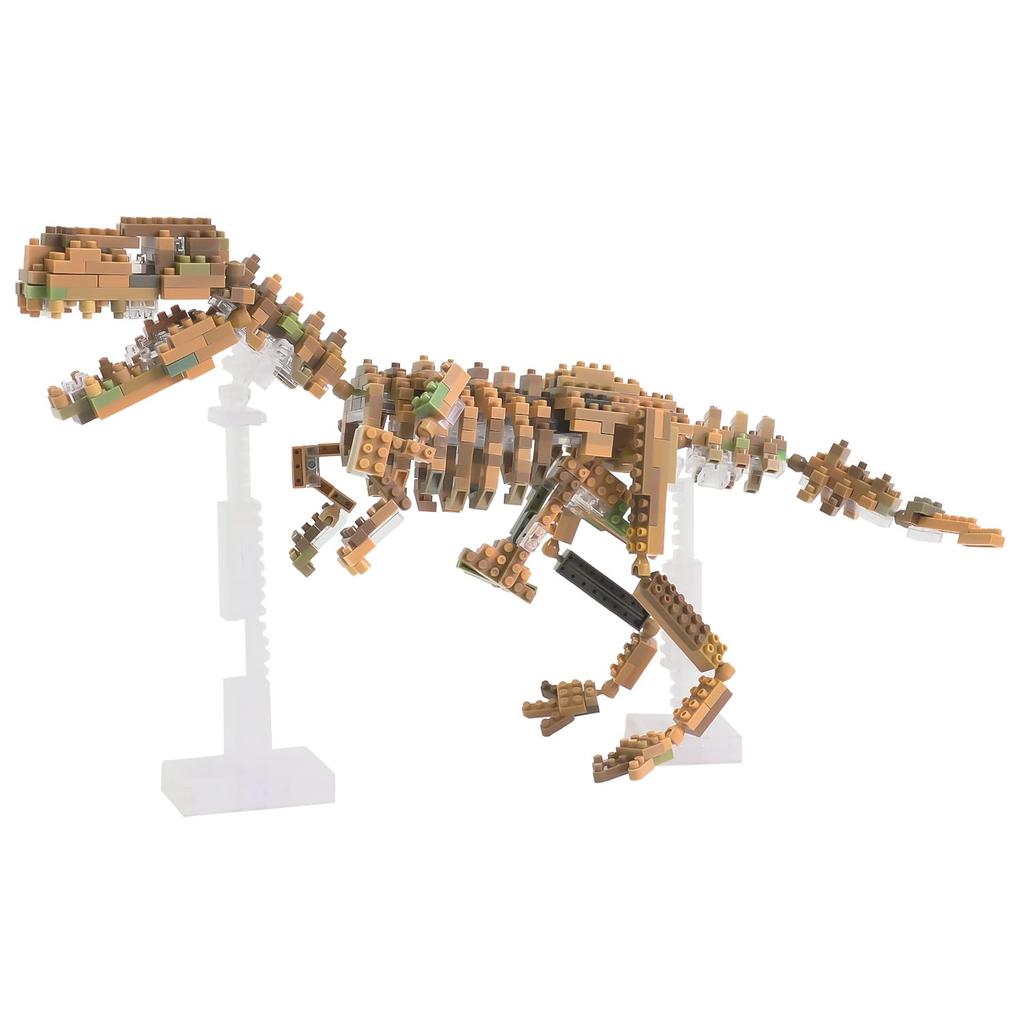  Набор из 2 моделей скелетов динозавров Nanoblock Dinosaur Deluxe Edition Tyrannosaurus Rex и Tyrannosaurus A004