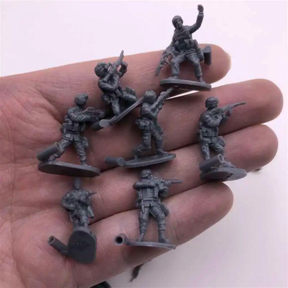 1:72 4D Сборная Модель Солдата Пластиковая Маленький Солдат Разные Формы Песочный Стол Модель Игрушка