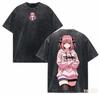 2026 The Quintessential Quintuplets Miku Nakano Double-sided Washed Anime T-shirt Men Women Vintage Streetwear Cotton Tee