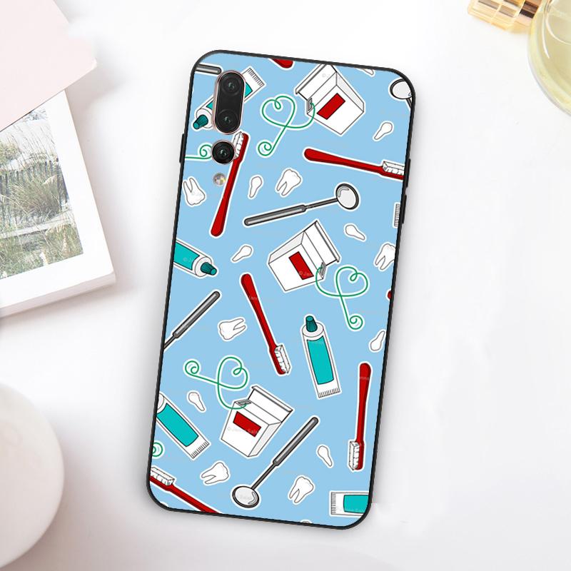 Стоматолог Зуб Стоматологический Гигиенист Для Huawei Nova Y60 Y70 Y90 Y72 Y73 Y61 Y91 7i 8i 11i 12i 12s 9 10 SE P20 P30 P40 Lite Чехол