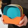 12Pcs Fruit Dish with Storage Holder Tableware Dishwasher Safe Strong Table Garbage Appetizer Plate Tray Kitchen Gadgets