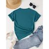 It's Ok To Women's Tee - Mental Health Awareness Graphic, Casual Teal Top