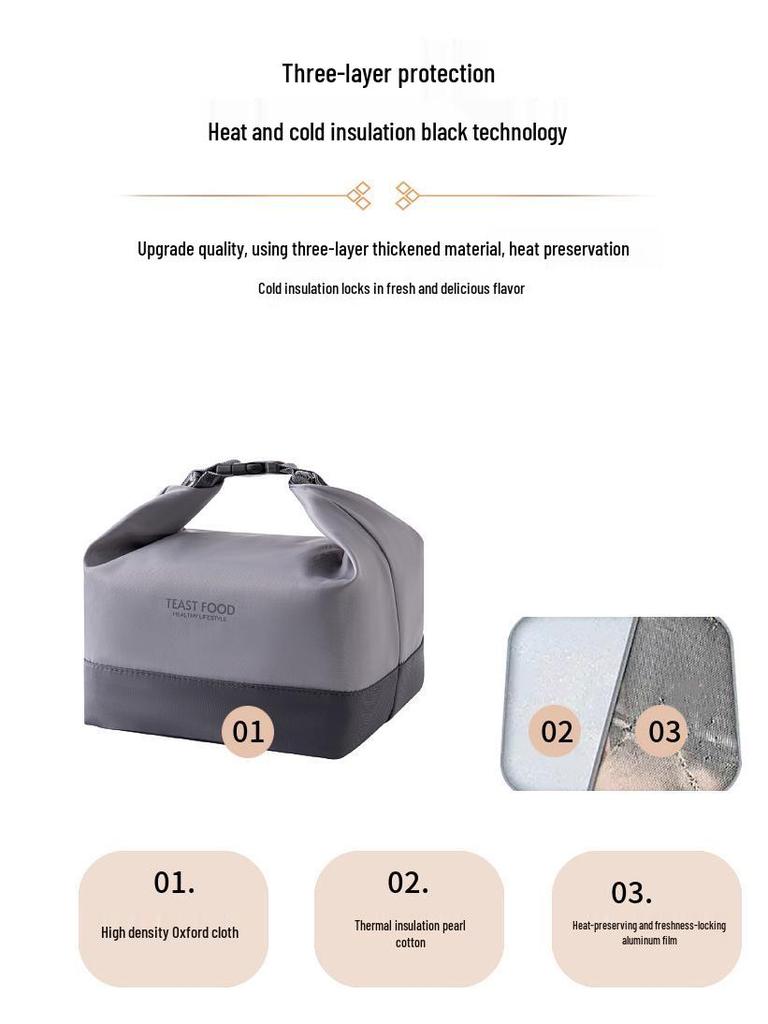 Изолированная сумка-кроссбоди, сумка для ланча с плечевым ремнем для путешествий и пикников