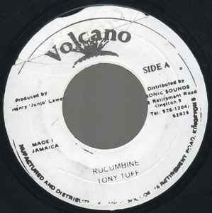 7-дюймовая пластинка TONY TUFF - Rucumbine NONE Volcano Ямайка Регги, Ска и Даб Б/у