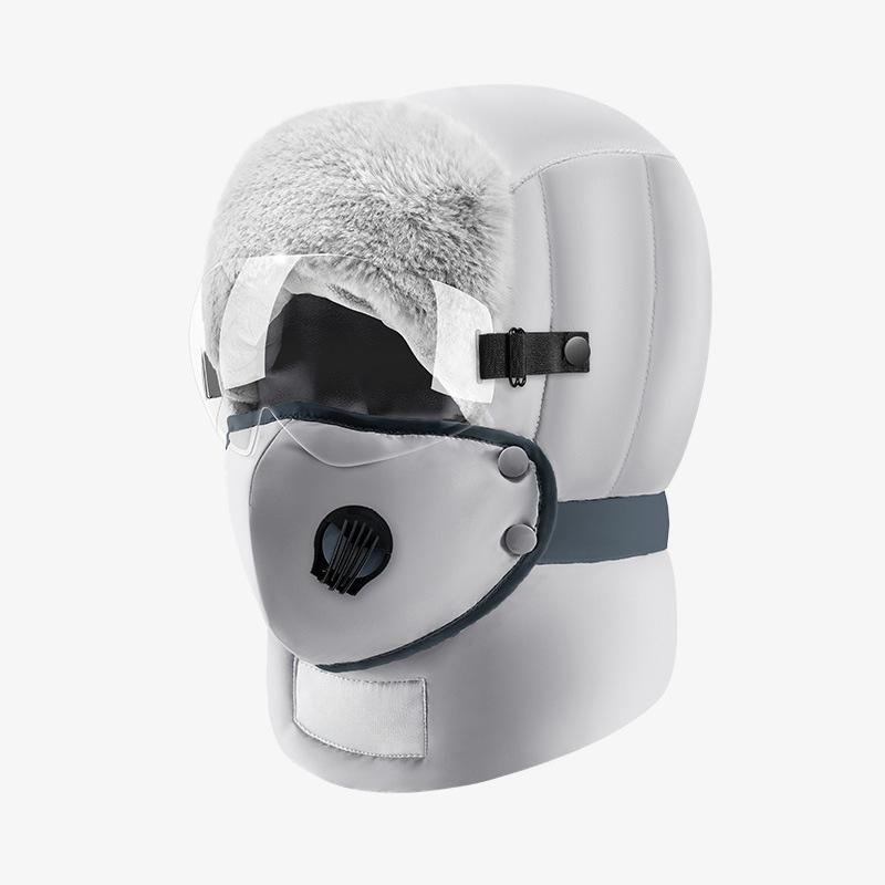 Winter Warm Waterproof Windproof Trooper Hat with Removable Mask Coldproof Skiing Caps