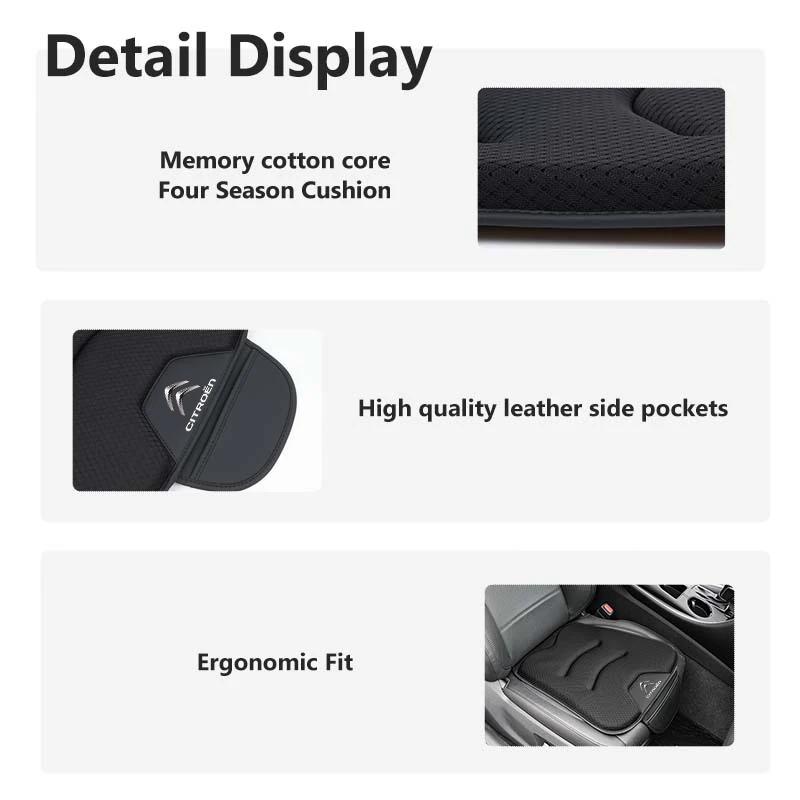 Car Seat Cushion Ice Silk Storage Pad Non-slip Protector Cover For Citroen C4 C3 C5 C1 C2 C6 VTS C4L DS3 DS4 DS5 Grand Berlingo MA4