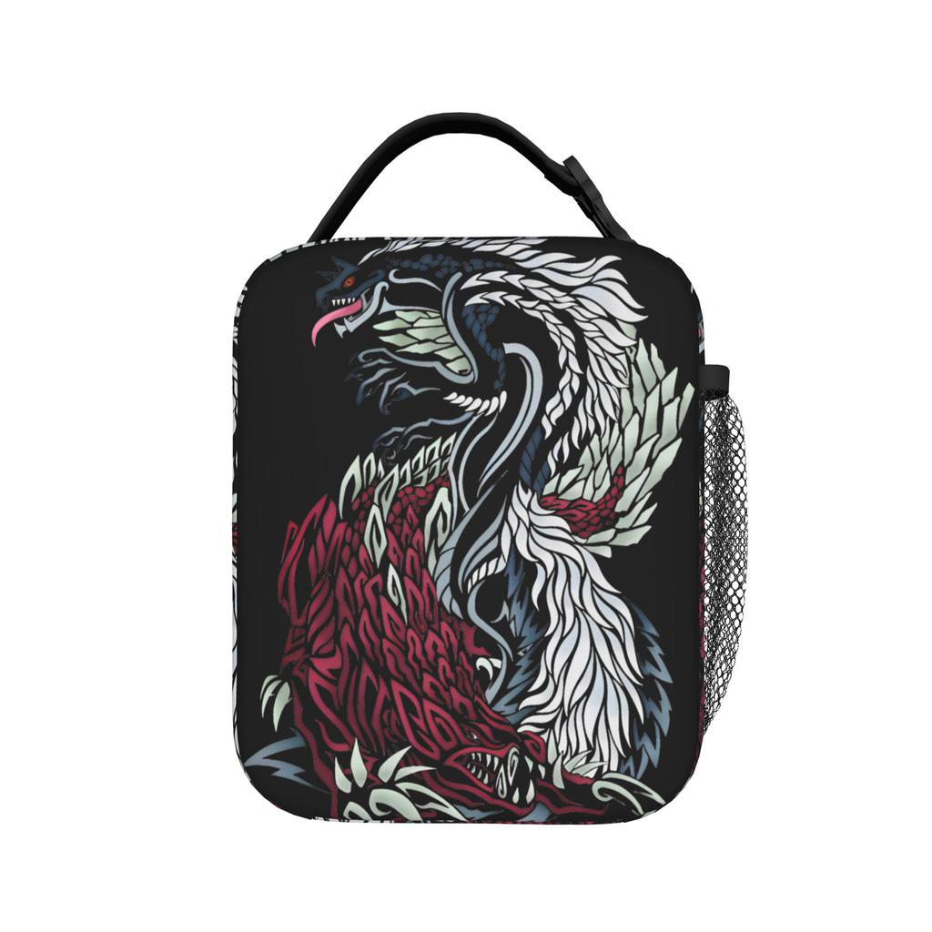 Monster Hunter Tobi Kadachi Odogaron Insulated Lunch Bags Thermal Bag Lunch Container Tote Lunch Box Food Storage Bags Beach