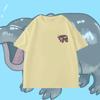 Футболка Moo Deng Tiny Baby Hippo Star Thailand Cute Pygmy Hippo Unisex для мужчин и женщин с принтом и круглым вырезом