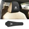 Cup Holders Car Seat Headrest Protector Cover Ice Silk Neck Pillowcase Accessories For Volkswagen VW Scirocco Jetta Beetle Golf