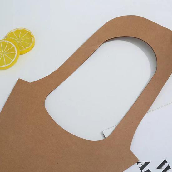 20 Pcs Kraft Paper Bouquet Bags with Handle Flowers Wrapping Gift Bags 3 Sizes Floral