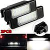 Для Peugeot 106 1007 207CC 307 308 3008 406 508 607 2x Светодиодная лампа подсветки номерного знака Canbus для Citroën C2 C3 C5 C5 C6 C8
