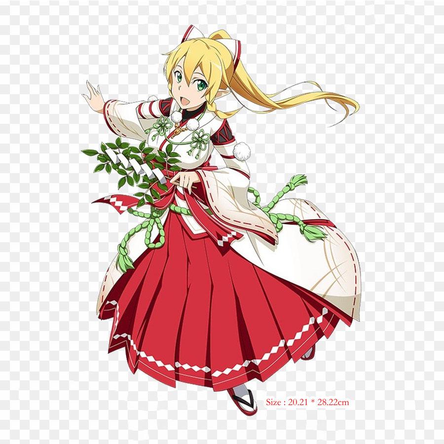 Sword Art Online Kirito Iron On Patches For Clothing Applique Stickers On Clothes Heat-Sensitive Custom Patch