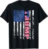 Trump Vintage Retro Distressed Usa American Flags Unisex T-Shirt