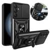 For Samsung Galaxy A05 A05S A15 A35 A55 Case Slide Lens Armor Shockproof Coque For Galaxy A 05 S 15 35 55 Ring Stand Back Cover