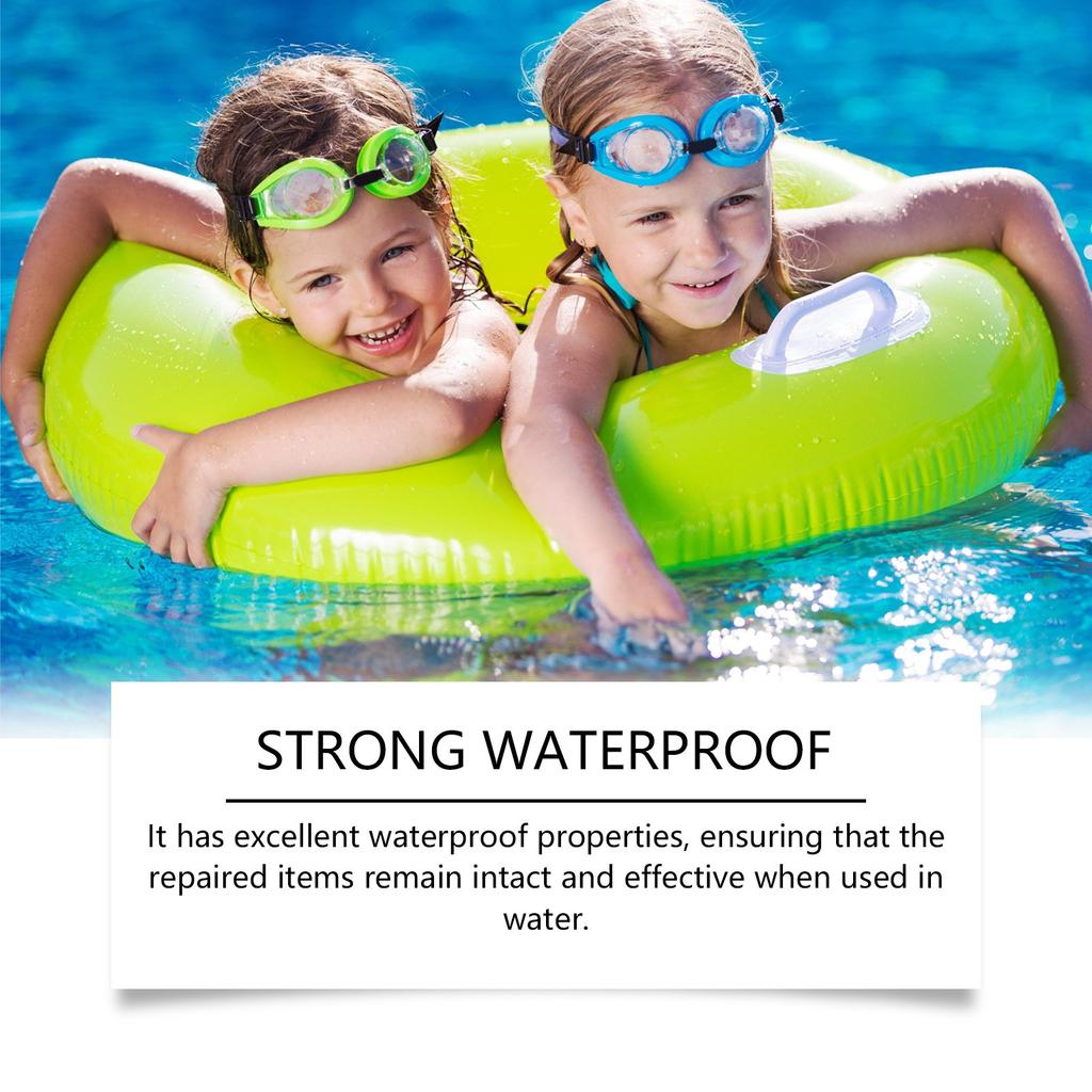 Комплект для бассейна, плавательный круг, надувная палатка с защитой от утечек, прозрачный водонепроницаемый клей