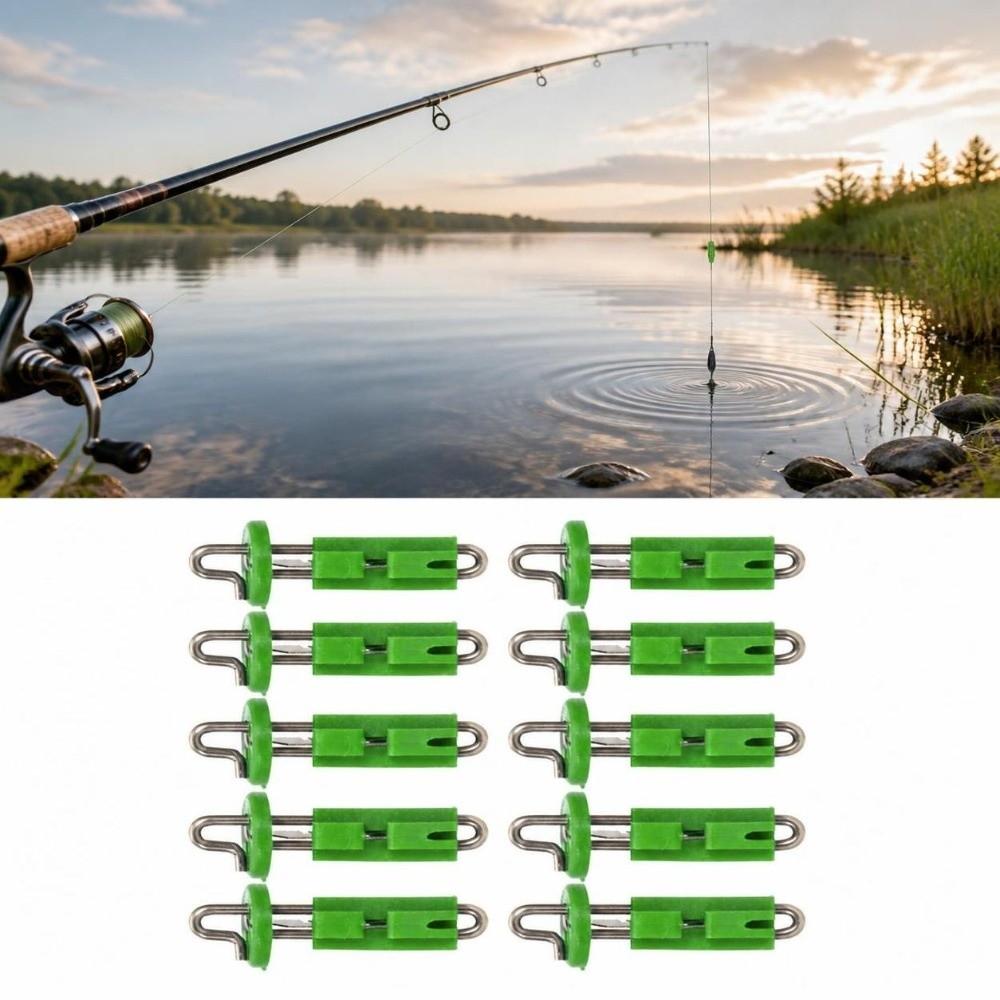 20PCS 40*8mm Fishing Hook Release Clips Stainless Steel Fishing Hook Remover Outdoor Fishing