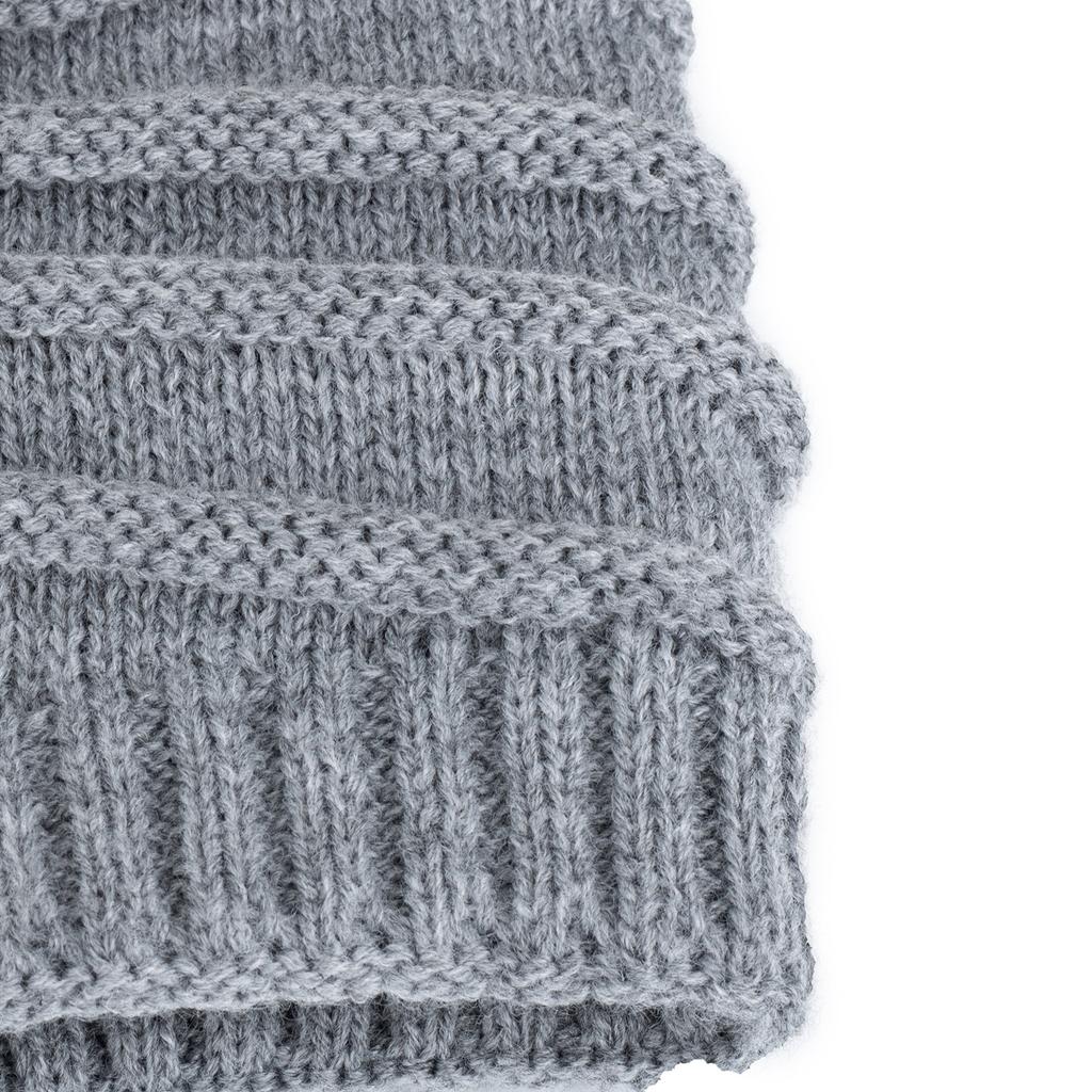 Autumn and Winter Plush Wool Cap Outdoor Warm Knitted Cotton Ear Hat Pullover Hat Line Hat Men's Pullover Hat